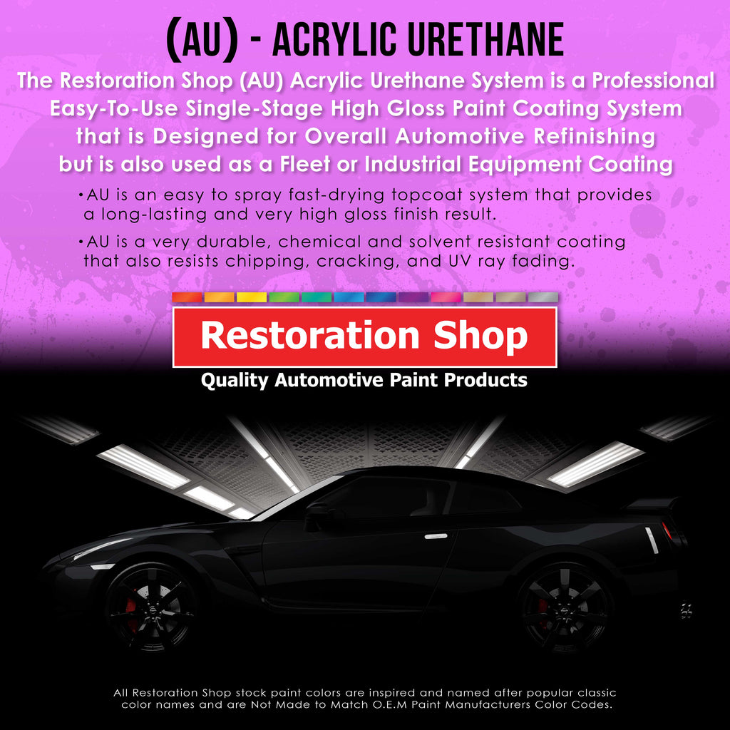 Dark Brown Acrylic Urethane Auto Paint (Complete Gallon Paint Kit) Professional Single Stage Gloss Automotive Car Truck Coating, 4:1 Mix Ratio 2.8 VOC