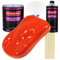 Hemi Orange Acrylic Urethane Auto Paint - Complete Gallon Paint Kit - Professional Single Stage Automotive Car Truck Coating, 4:1 Mix Ratio 2.8 VOC