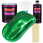 Firemist Green Acrylic Urethane Auto Paint - Complete Gallon Paint Kit - Professional Single Stage Automotive Car Truck Coating, 4:1 Mix Ratio 2.8 VOC
