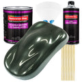 Fathom Green Firemist Acrylic Urethane Auto Paint - Complete Gallon Paint Kit - Professional Single Stage Automotive Car Coating 4:1 Mix Ratio 2.8 VOC