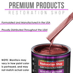 Firemist Red Acrylic Urethane Auto Paint - Complete Gallon Paint Kit - Professional Single Stage Automotive Car Truck Coating, 4:1 Mix Ratio 2.8 VOC