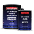 1.25 Gallon 2K High Build Primer Automotive Paint Kit - 1 Gal. Black Urethane Primer Surfacer, 1 Qt Hardener, 4:1 Mix Ratio