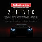 1.5 Gallon Ultra Flow Premium European Clearcoat Auto Paint Kit, 2.1 VOC - 1 Gal. Urethane Clear, 2 Qts Hardener, 2:1 Ratio, Coating