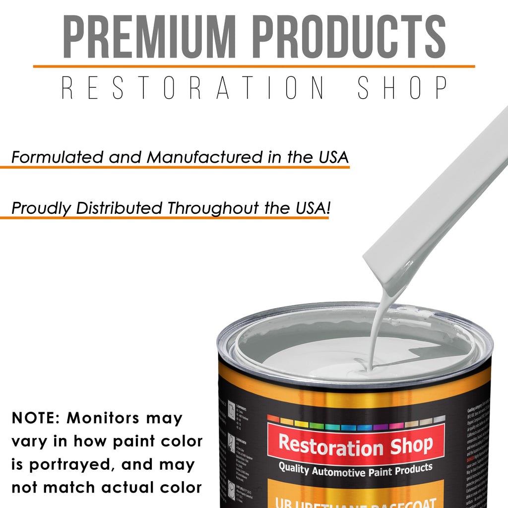 Classic White - Urethane Basecoat Auto Paint - Gallon Paint Color Only - Professional High Gloss Automotive, Car, Truck Coating