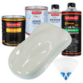 Arctic White - Urethane Basecoat with Premium Clearcoat Auto Paint - Complete Medium Quart Paint Kit - Professional High Gloss Automotive Coating