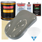 Dove Gray - Urethane Basecoat with Premium Clearcoat Auto Paint - Complete Medium Gallon Paint Kit - Professional High Gloss Automotive Coating