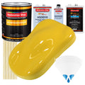 Daytona Yellow - Urethane Basecoat with Premium Clearcoat Auto Paint - Complete Slow Gallon Paint Kit - Professional High Gloss Automotive Coating