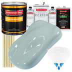 Diamond Blue Urethane Basecoat with European Clearcoat Auto Paint - Complete Gallon Paint Color Kit - Automotive Refinish Coating