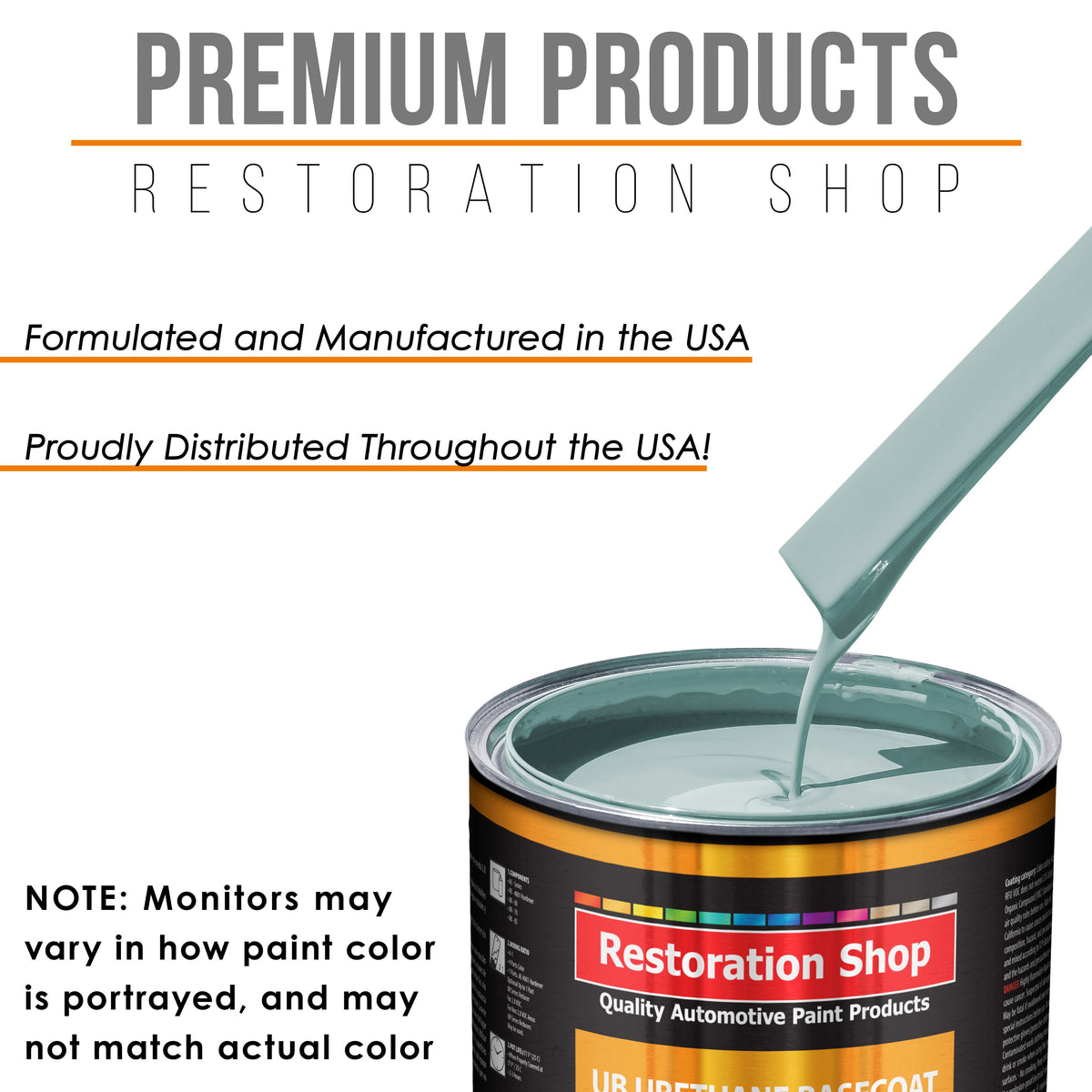 Diamond Blue - Urethane Basecoat with Premium Clearcoat Auto Paint - Complete Medium Gallon Paint Kit - Professional High Gloss Automotive Coating