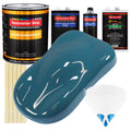Medium Blue - Urethane Basecoat with Clearcoat Auto Paint,1 Gallon Kit - Complete Medium Gallon Paint Kit - Professional Automotive Coating