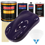 Majestic Purple - Urethane Basecoat with Clearcoat Auto Paint (Complete Slow Gallon Paint Kit) Professional High Gloss Automotive Car Truck Coating