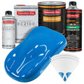 Coastal Highway Blue Urethane Basecoat with European Clearcoat Auto Paint - Complete Quart Paint Color Kit - Automotive Refinish Coating