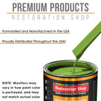 Sublime Green - Urethane Basecoat with Premium Clearcoat Auto Paint - Complete Medium Gallon Paint Kit - Professional High Gloss Automotive Coating