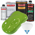 Sublime Green Urethane Basecoat with European Clearcoat Auto Paint - Complete Quart Paint Color Kit - Automotive Refinish Coating