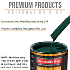 Woodland Green - Urethane Basecoat Auto Paint - Quart Paint Color Only - Professional High Gloss Automotive, Car, Truck Coating