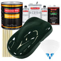 British Racing Green Urethane Basecoat with European Clearcoat Auto Paint - Complete Gallon Paint Color Kit - Automotive Refinish Coating
