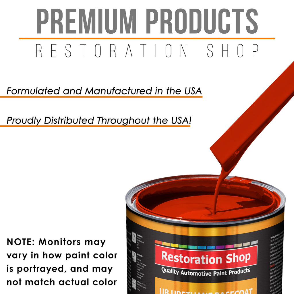 Pro Street Red - Urethane Basecoat Auto Paint - Gallon Paint Color Only - Professional High Gloss Automotive, Car, Truck Coating