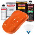 Sunset Orange Urethane Basecoat with European Clearcoat Auto Paint - Complete Quart Paint Color Kit - Automotive Refinish Coating
