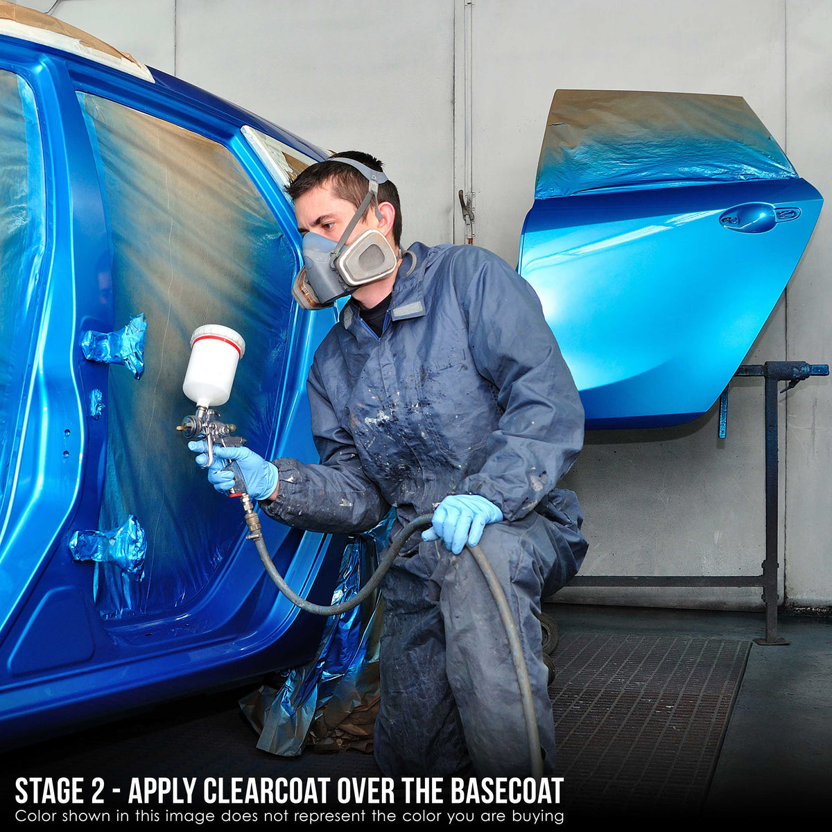 Tunnel Ram Gray Metallic - Urethane Basecoat Auto Paint - Gallon Paint Color Only - Professional High Gloss Automotive, Car, Truck Coating