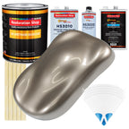 Arizona Bronze Metallic - Urethane Basecoat with Premium Clearcoat Auto Paint - Complete Slow Gallon Paint Kit - Professional Gloss Automotive Coating