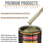 Antique Gold Metallic - Urethane Basecoat with Premium Clearcoat Auto Paint - Complete Medium Gallon Paint Kit - Professional Gloss Automotive Coating