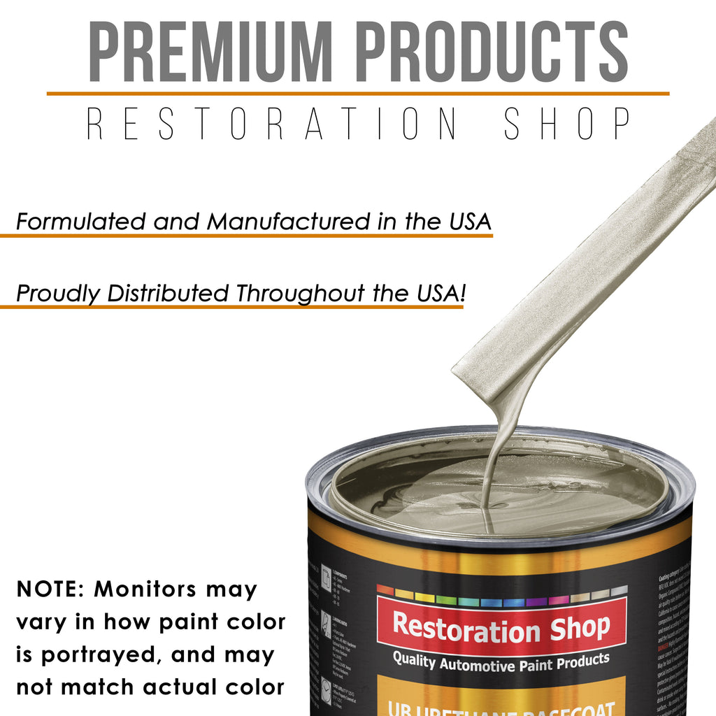 Gold Mist Metallic - Urethane Basecoat Auto Paint - Gallon Paint Color Only - Professional High Gloss Automotive, Car, Truck Coating