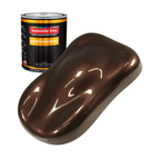 Mahogany Brown Metallic - Urethane Basecoat Auto Paint - Quart Paint Color Only - Professional High Gloss Automotive, Car, Truck Coating