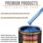 Viper Blue Metallic - Urethane Basecoat Auto Paint - Quart Paint Color Only - Professional High Gloss Automotive, Car, Truck Coating