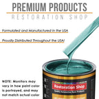 Gulfstream Aqua Metallic - Urethane Basecoat Auto Paint - Quart Paint Color Only - Professional High Gloss Automotive, Car, Truck Coating