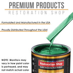 Rally Green Metallic - Urethane Basecoat Auto Paint - Gallon Paint Color Only - Professional High Gloss Automotive, Car, Truck Coating