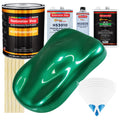 Rally Green Metallic - Urethane Basecoat with Premium Clearcoat Auto Paint - Complete Medium Gallon Paint Kit - Professional Gloss Automotive Coating