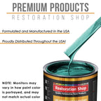 Dark Teal Metallic - Urethane Basecoat Auto Paint - Quart Paint Color Only - Professional High Gloss Automotive, Car, Truck Coating