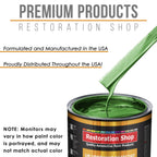 Gasser Green Metallic - Urethane Basecoat with Clearcoat Auto Paint (Complete Medium Gallon Paint Kit) Professional Gloss Automotive Car Truck Coating