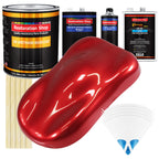 Firethorn Red Pearl - Urethane Basecoat with Clearcoat Auto Paint - Complete Slow Gallon Paint Kit - Professional Gloss Automotive Car Truck Coating