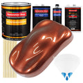 Saddle Brown Firemist - Urethane Basecoat with Clearcoat Auto Paint - Complete Fast Gallon Paint Kit - Professional Gloss Automotive Car Truck Coating