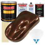 Whole Earth Brown Firemist - Urethane Basecoat with Premium Clearcoat Auto Paint - Complete Medium Gallon Paint Kit - Professional Automotive Coating