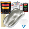 Brilliant Silver Firemist Urethane Basecoat with European Clearcoat Auto Paint - Complete Gallon Paint Color Kit - Automotive Refinish Coating