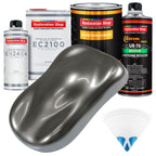 Charcoal Gray Firemist Urethane Basecoat with European Clearcoat Auto Paint - Complete Quart Paint Color Kit - Automotive Refinish Coating