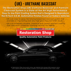 Saturn Gold Firemist - Urethane Basecoat with Clearcoat Auto Paint - Complete Fast Gallon Paint Kit - Professional Gloss Automotive Car Truck Coating