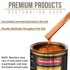 Firemist Orange - Urethane Basecoat with Premium Clearcoat Auto Paint - Complete Slow Gallon Paint Kit - Professional High Gloss Automotive Coating