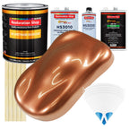 Bronze Firemist - Urethane Basecoat with Premium Clearcoat Auto Paint - Complete Medium Gallon Paint Kit - Professional High Gloss Automotive Coating