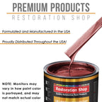 Firemist Red - Urethane Basecoat with Clearcoat Auto Paint - Complete Fast Gallon Paint Kit - Professional High Gloss Automotive, Car, Truck Coating