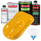 Citrus Yellow - LOW VOC Urethane Basecoat with European Clearcoat Auto Paint - Complete Quart Paint Color Kit - Automotive Coating
