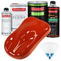 Hot Rod Red - LOW VOC Urethane Basecoat with European Clearcoat Auto Paint - Complete Quart Paint Color Kit - Automotive Coating