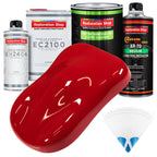 Torch Red - LOW VOC Urethane Basecoat with European Clearcoat Auto Paint - Complete Quart Paint Color Kit - Automotive Coating