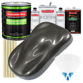 Anthracite Gray Metallic - LOW VOC Urethane Basecoat with European Clearcoat Auto Paint - Complete Gallon Paint Color Kit - Automotive Coating