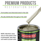 Champagne Gold Metallic - LOW VOC Urethane Basecoat with Premium Clearcoat Auto Paint - Complete Medium Quart Paint Kit - Pro Automotive Coating