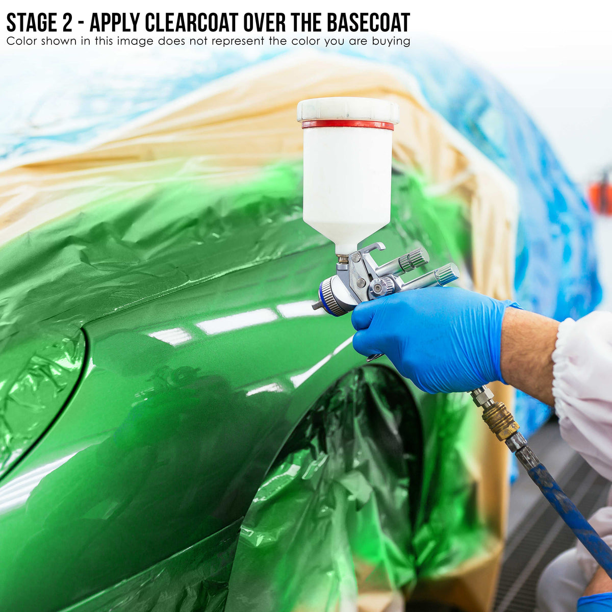 Whole Earth Brown Firemist - LOW VOC Urethane Basecoat with European Clearcoat Auto Paint - Complete Quart Paint Color Kit - Automotive Coating
