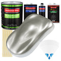Brilliant Silver Firemist - LOW VOC Urethane Basecoat with Clearcoat Auto Paint - Complete Medium Gallon Paint Kit - Professional Automotive Coating