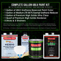 Firemist Purple - LOW VOC Urethane Basecoat with Premium Clearcoat Auto Paint (Complete Medium Gallon Paint Kit) Professional Gloss Automotive Coating